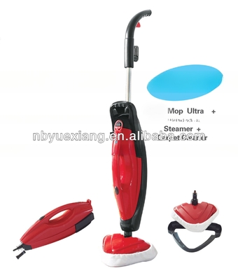 Rot und Schwarz 3 IN 1 Dampfmopp Ultra Die ultimative Reinigungslösung